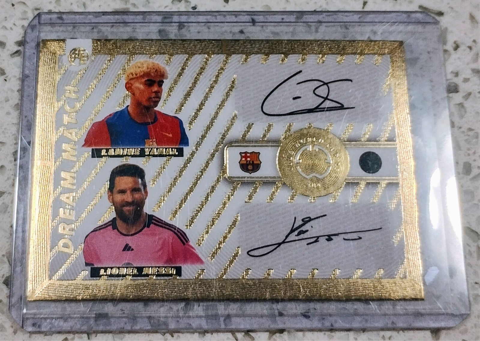 2025 FIFA CLUB WORLD CUP FE Card - LIONEL MESSI - LAMINE YAMAL 🟡🟡 Printed Auto view 4