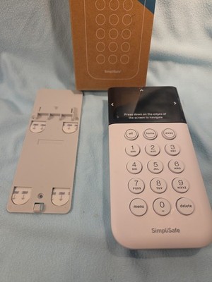 SimpliSafe Keypad Model SSKP3 For Home Security System White OPEN BOX