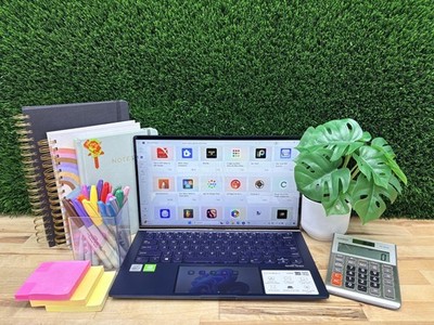 Asus ZenBook 14 Intel i7-10th Gen 1.80GHz 16GB RAM 256GB SSD Nvda GeForce Mx250*
