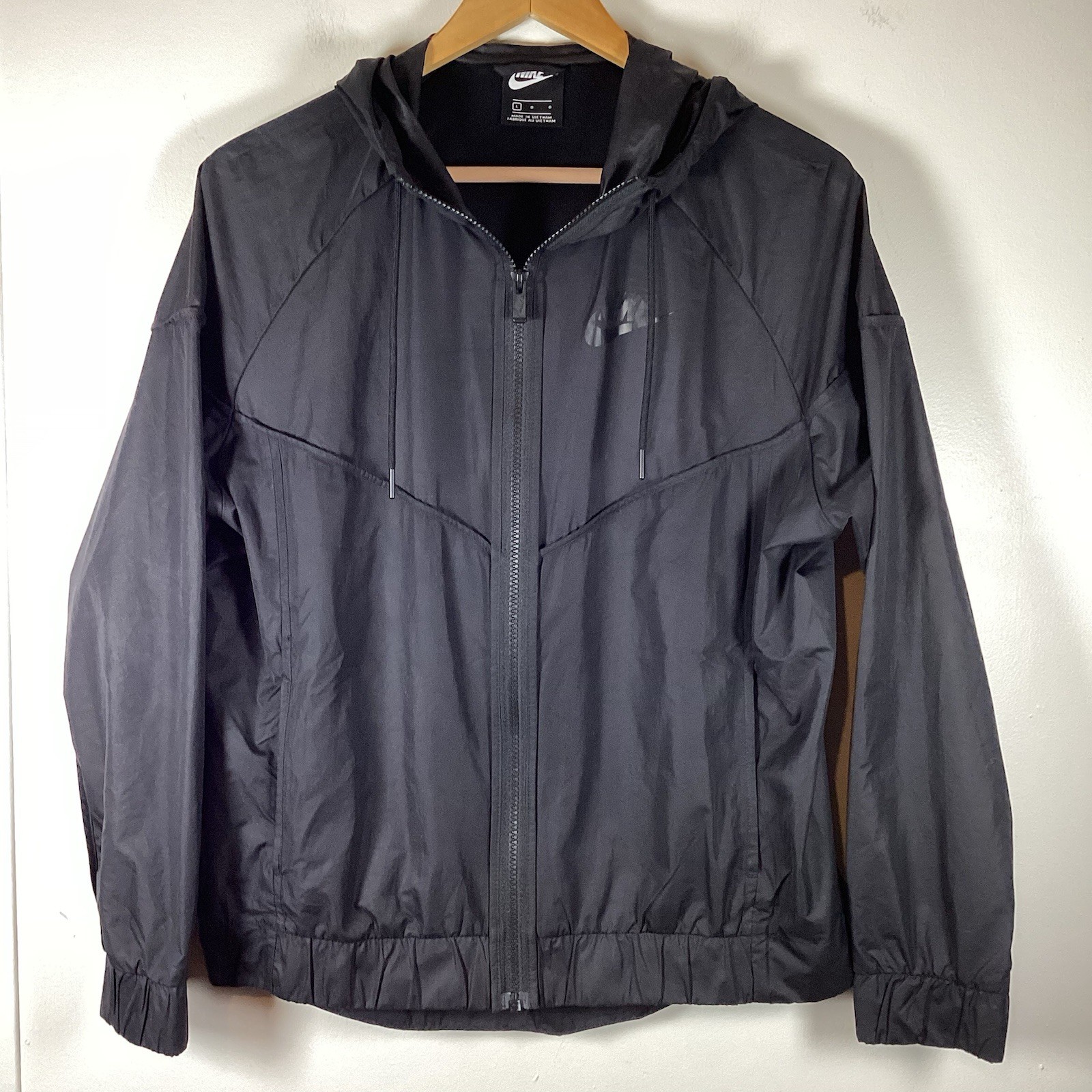 Nike Full-Zip Hooded Windrunner Jacket Women’s L … - image 1