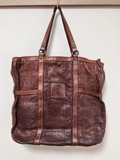 Rara borsa tote CAMPOMAGGI in pelle traforata