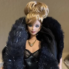 Nolan Miller Evening Illusion Barbie  1998 Couture Collection  20662-5019/Stand