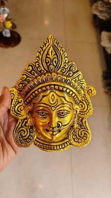 Navratri Hindu Göttin Durga Ma Kali Puja Idol Wandbehang Dekor Statue Geschen...
