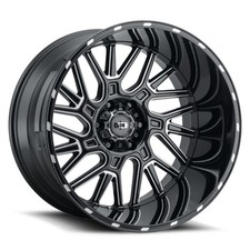 Vision Wheel 404 Brawl 22x14 5x5.5 -76mm Gloss Blackmilled 404-22485gbms-76