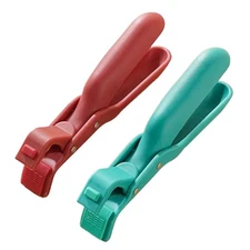 Silicone Bowl Clip Gripper Non Slip Anti Scalding Tongs for Pots Cooking Gadgets