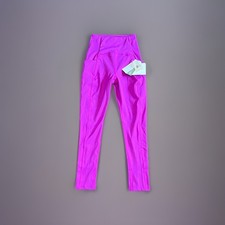 NWT Beyond Yoga Powerbeyond Strive High Waist Pocket Midi Legging Purple Size XS