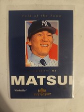 Hideki Matsui 2003 Upper Deck MVP Talk of the Town Insert Card #TT1 Yankees