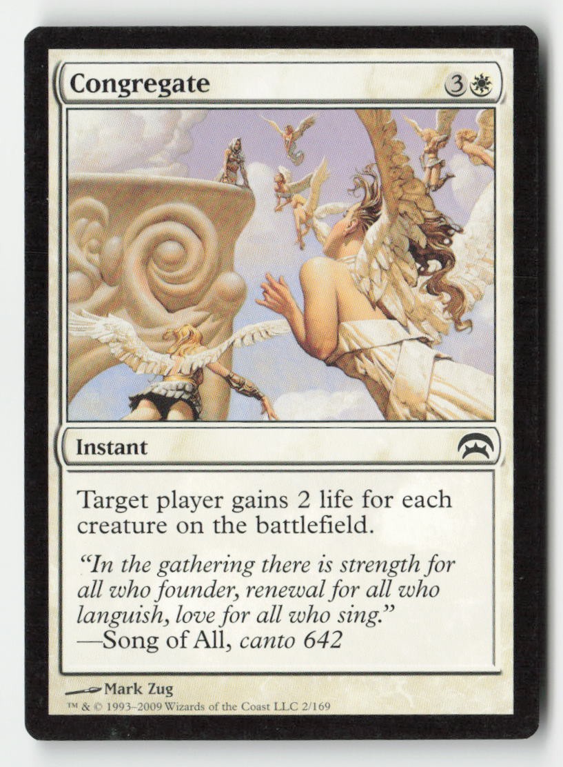 Congregate 2 Common Planechase Magic: The Gathering Lightly Played