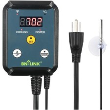 Digital Cooling Thermostat Controller: Effortless Control 40-108 F Outlet