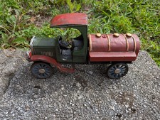 Vintage cast iron toy truck
