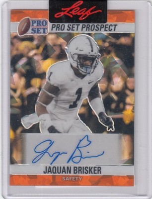 2023 Jaquan Brisker Leaf Pro Set Orange Ice AUTO PRE PRODUCTION PROOF 1/1 Bears