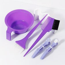 New Salon Hair Coloring Dyeing Kit Dye Brush Comb Mixing Bowl Tint Tool Bleach