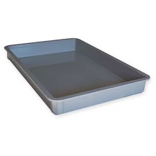 Mfg Tray 8700085136 Stackable Storage Container, 4.7 Gal, 25-3/4 In L X 17-3/4