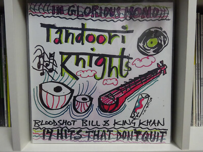 Tandoori Knights 14 Hits That Don't Quit red colored vinyl lp Bloodshot Bill