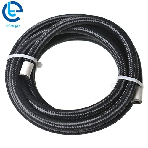 Kit de ajuste extremo de manguera de combustible trenzado de 10 pies y manguera giratoria 4 AN 6AN 8AN 10AN - Imagen 4 de 12