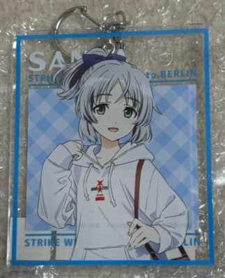 Japanese anime Strike Witches acrylic keychain Sanya V. Litvyak private clothes