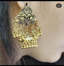 indian pakistani jewelry Earring Jhumka