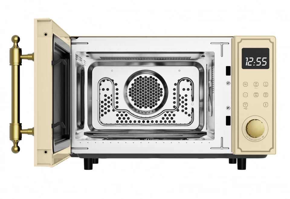 Kaiser Empire Efenbein Mikrowelle 25L Mikrowellenherd Heißluft Grill 21 Funkt. - Bild 3 von 4