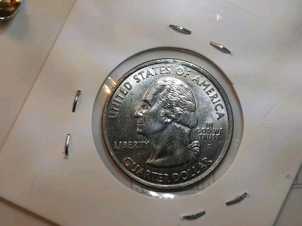 2006 North Dakota State Quarter Speared Bison Error Die