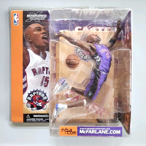 New Vince Carter Toronto Raptors McFarlane NBA Collectible Figure ...