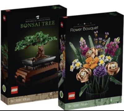 LEGO Creator Expert: Flower Bouquet (10280) LEGO 10281 Bonsai Tree Botanical
