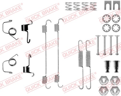 Quick Brake 105-0617 ZubehöRset, Bremsbacken FüR CitroËN, Peugeot, Renault-image