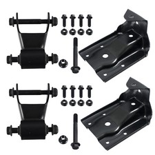 Rear Leaf Spring Hanger Bracket Shackle Kit For Chevrolet 2013-99 Gmc 2013-99