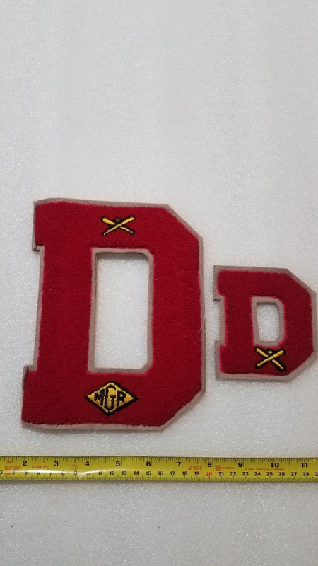 Vintage 1950s Letterman D Varsity Chenille High School Patch Lot MGR Oregon