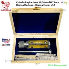 Hone Kit 50mm To 75mm Cylinder Engine  Honing Machine  plus Honing Stones 4 Set
