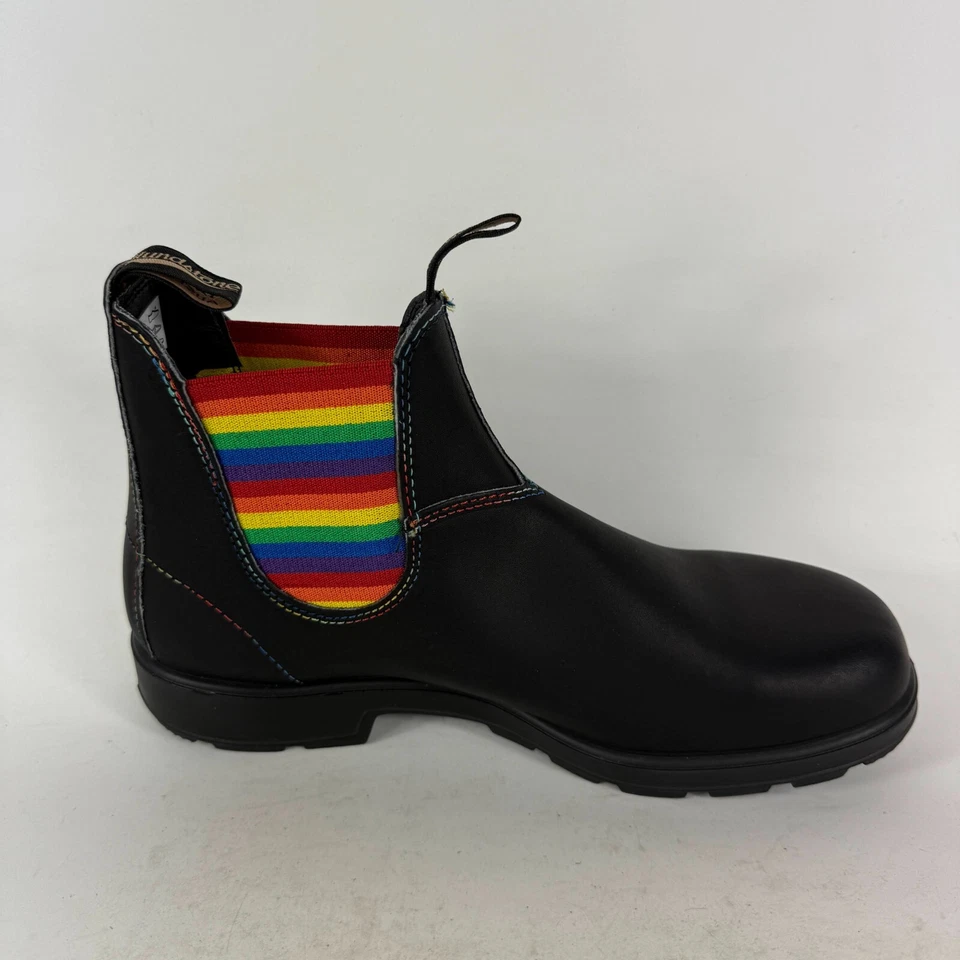 Botas Chelsea Blundstone Originals 2105 para hombre 12 negras arco iris zapatos pull-on Foto 3 de 4