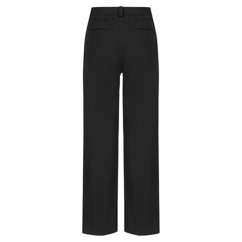 Kids Boys Solid Color Flat Front Uniform Chino Trousers for Casual Formal Wear - Picture 8 of 41