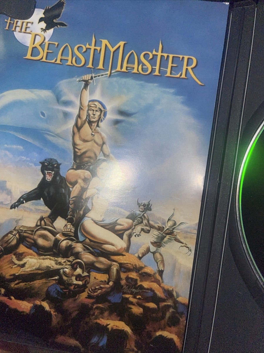 The Beastmaster (DVD, 1982) w/Booklet Cult Fantasy Film RARE