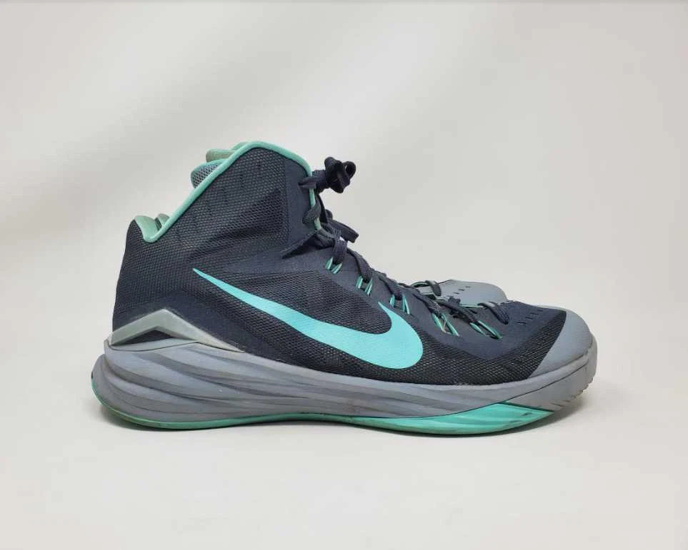Men s 12 Nike 2014 Hyperdunk Magnet Grey Turquoise 653640 030