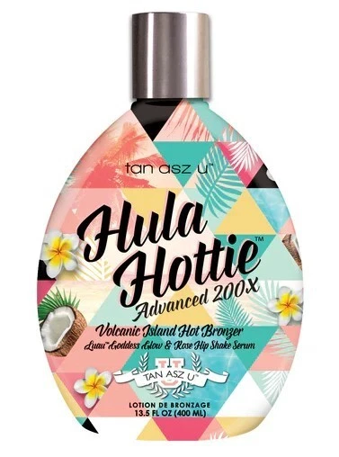Tan Asz U Hula Hottie Advanced Hot Tingle Bronzer sunbed tanning lotion 400ml