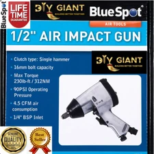 BlueSpot 1/2" Air Impact Wrench Gun Power Air Compressor Tool For Sockets 312NM