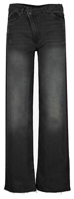 PageOne women's jeans pants straight wide leg 100% cotton sizes 38, 40, 46 E1