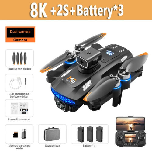 8K Professional Camera Drone 5G WIFI FPV Video 4k UAV with Screen Remote Control - Picture 29 of 29