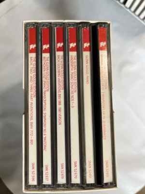 GLENN GOULD EDITION Vol.2 box/set of 6 CD Bach: 2 and 3 pt