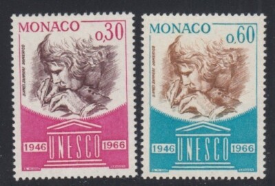 MONACO 20th Anniversary of UNESCO MNH set