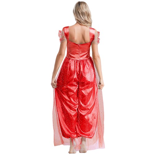 Costume cosplay donna principessa indiana araba danza del ventre tutina pagliaccetto - Foto 42 di 59