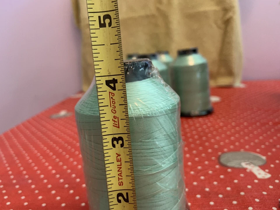 Coats Emb Thread Bonded Nylon Glacier Blue NEW Lot Of 6 See Label For Info - Image 3 of 4