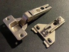 MEPLA 39M Hinge w/ 346.290 54.04 Mounting Plate • MADE IN GERMANY • RARE