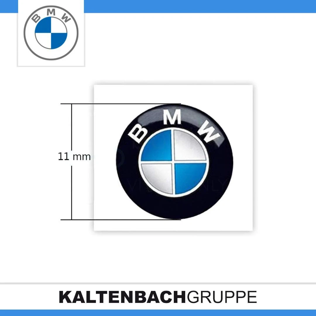 ORIGINAL BMW Schlüssel Emblem 1er 3er 5er 7er 11 mm - 66122155753 