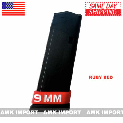 Buy 2 Get 1 Free!!  9MM Gun Magazine ID Marking Bands Identification Mag Tag