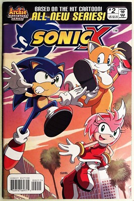 SONIC X HEDGEHOG Comic Book #2 December 2005 First Edition Bagged & Boarded NEW