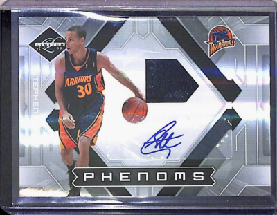 2009-10 Panini Limited Rookie Relic Autograph #156 Stephen Curry