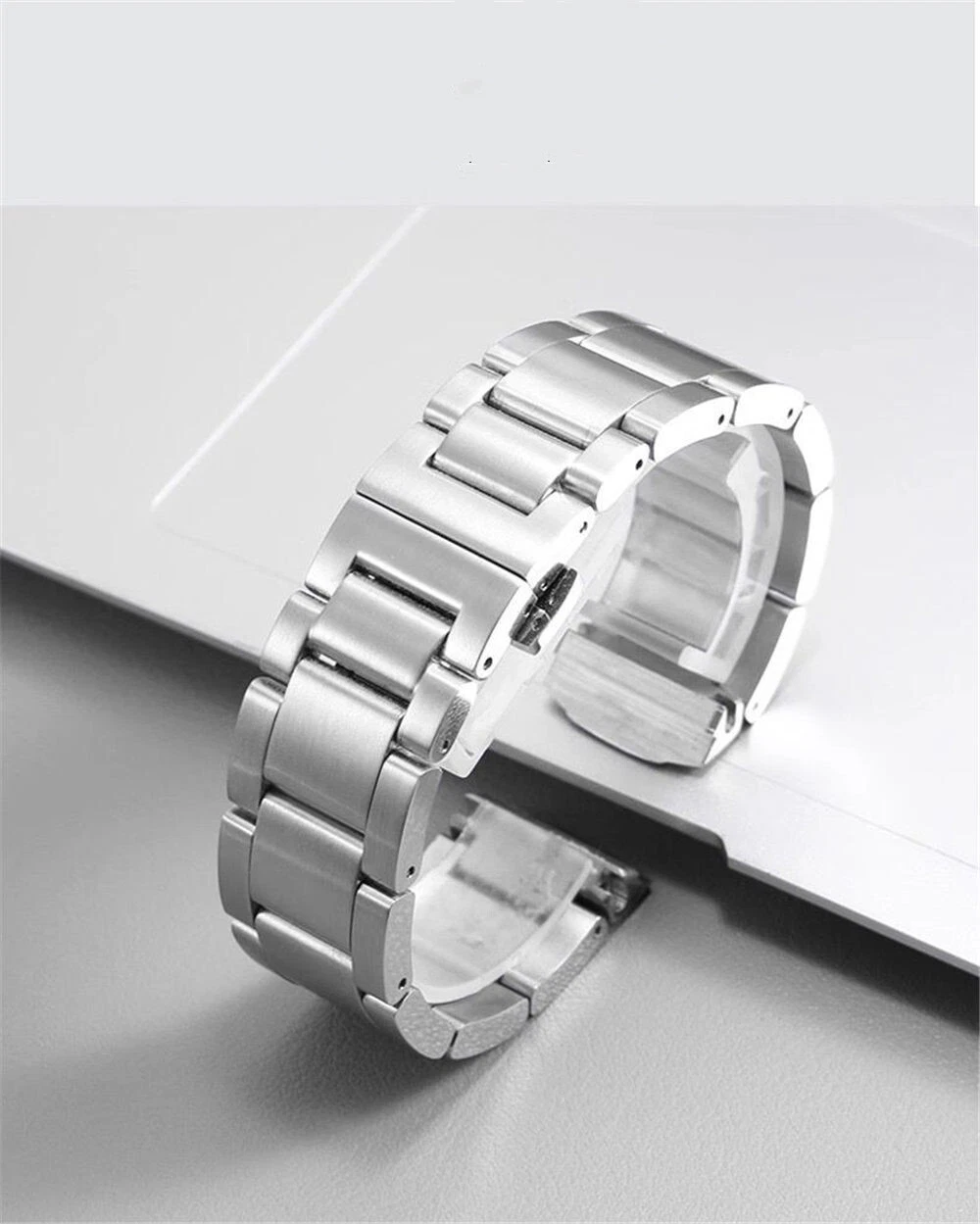 Solid Precision Stainless Steel Strap For Tissot PRS516 T044417/430A Buckle Band - Picture 8 of 15