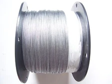 Galvanized Snare Cable 1/16", 1x19, 2500 ft Reel, Made in Korea