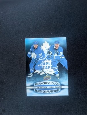 2019-20 Tim Hortons Franchise Duos #D-1 AUSTON MATTHEWS / JOHN TAVARES