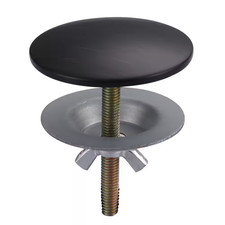 2 In. X 2.13 In. round Brass Sink Hole Covers in Oil Rubbed Bronze